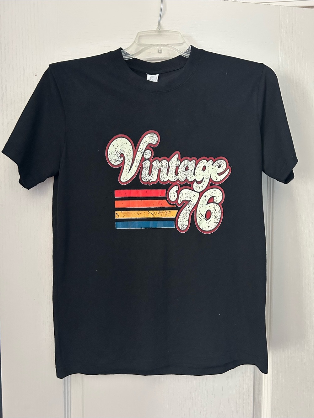 Vintage ‘76 black Tshirt, M